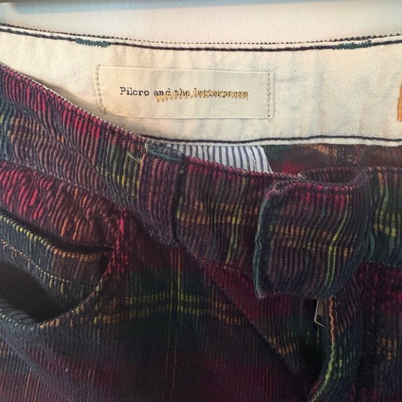 Pilcro and the letterpress Hyphen plaid pants - Picture 2 of 4
